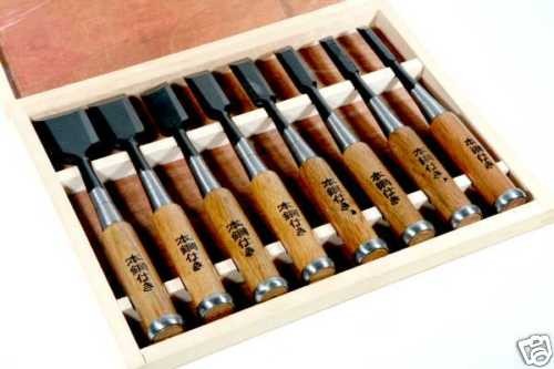 pc japanese wood working chisel woodworking tool set time