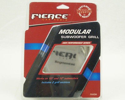 Fierce Car Audio Modular Subwoofer Grille   fits 10 and 12 FIWGM