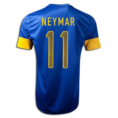 NIKE NEYMAR BRAZIL AWAY JERSEY 2012/13 BRASIL.