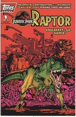 Jurassic Park Raptor #1, (Topps   1993), NM  (9.2) 