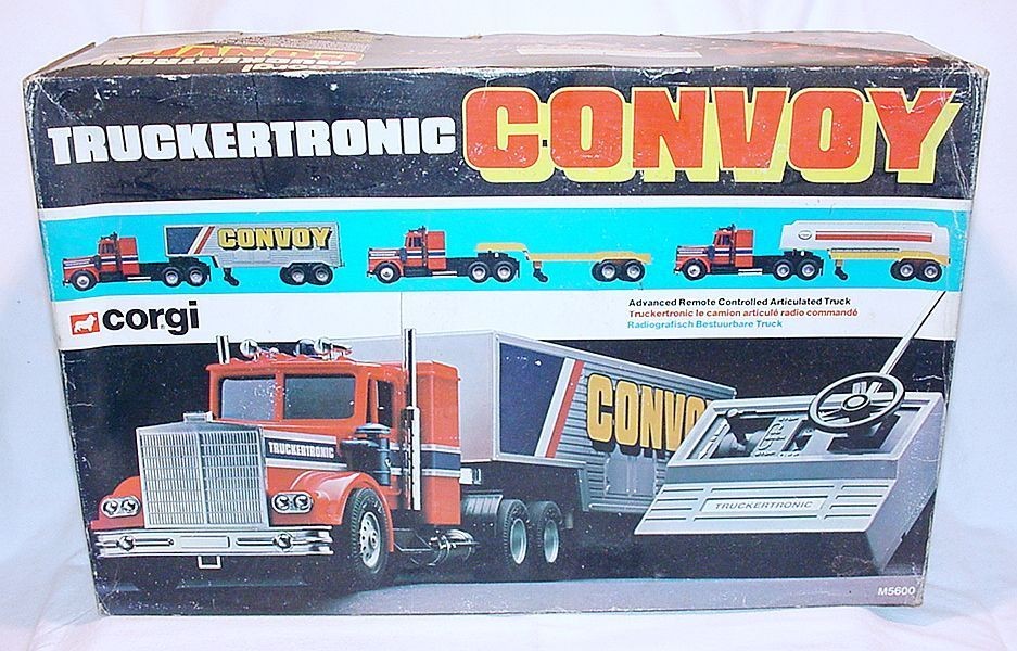 Corgi Toys 128 KENWORTH CONVOY TRUCK & 3x TRAILER RC Op 