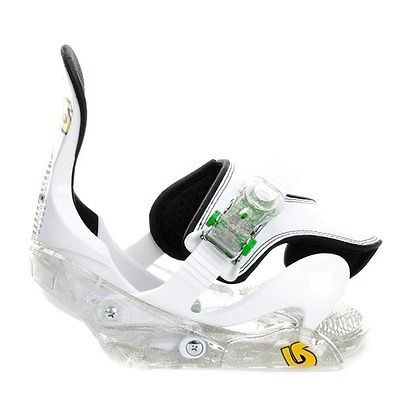 NEW Youth Burton GROM Snowboard Bindings   White   Youth XS (11C 1K)