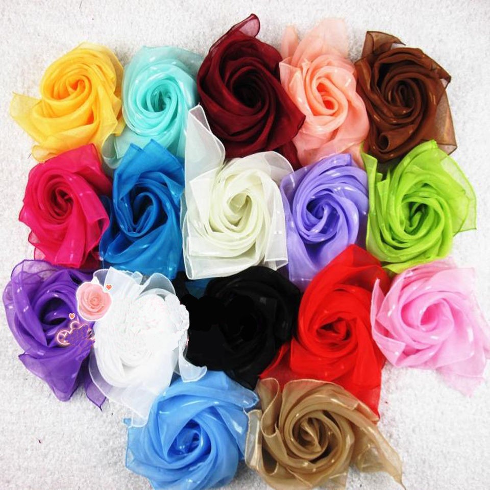   Square Chiffon Candy Color Headband Neck Muffler Shawl/Scarf Wrap