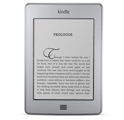  Kindle Touch 3GB, Wi Fi, 6in Silver, Cover, and Coverage