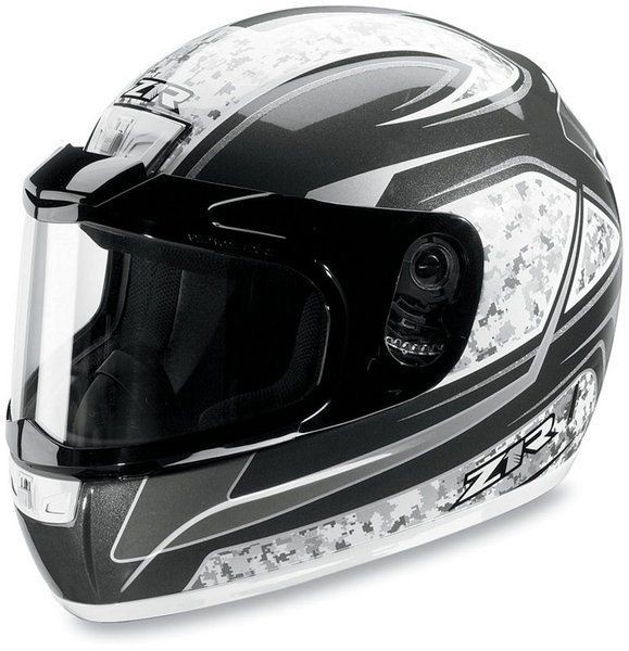 Z1R SNOWMOBILE FULL FACE PHANTOM SNOW TRON HELMET RED X SMALL XS