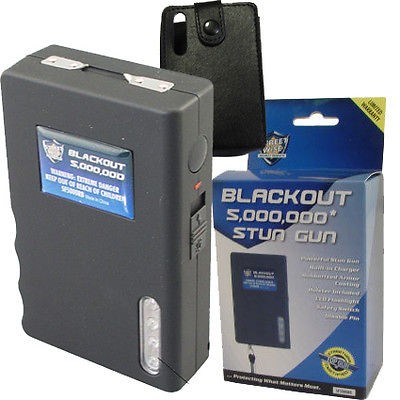 MillVolt Blackout Police Equipment Stun Gun Rechargeable/Alternative 