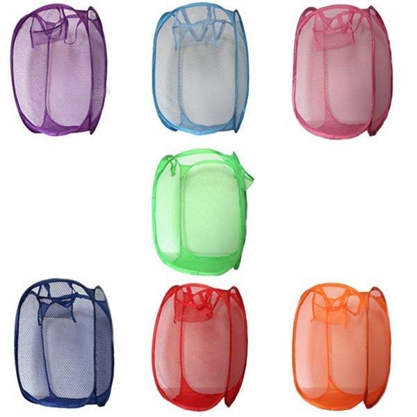   Washing Hamper Storage Foldable Laundry Basket Pop Up Bag Bin Supplies