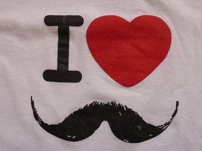 LOVE MOUSTACHE SHIRT HIPSTER HANDLEBAR MOUSTACHE ALTERNATIVE INDIE 