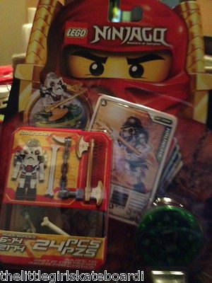 LEGO NINJAGO MASTER OF SPINJITZU KRUNCHA SKELETON NINJA NEW/WEAPONS 