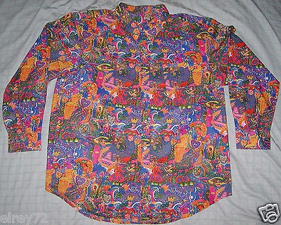 LP LATIN PERCUSSION CARLOS SANTANA VINTAGE SHIRT SIZE XXL RARE