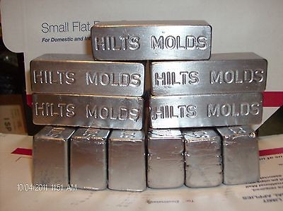 10+lbs SOFT LEAD INGOTS@ 7 BHNavg CLEAN LEAD%HILTS MOLDS%SINKER,B 