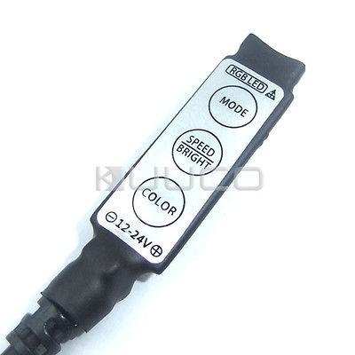   DC 12V 12A LED Strip Light LED Controller RGB Dimmer Switch Flashing