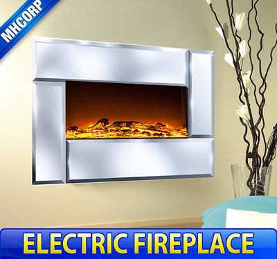 wall mount electric fireplace in Fireplaces