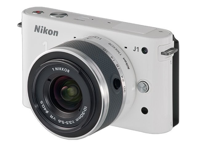   J1 10.1 MP HD Digital Camera   White (Kit with VR 10 30mm Lens