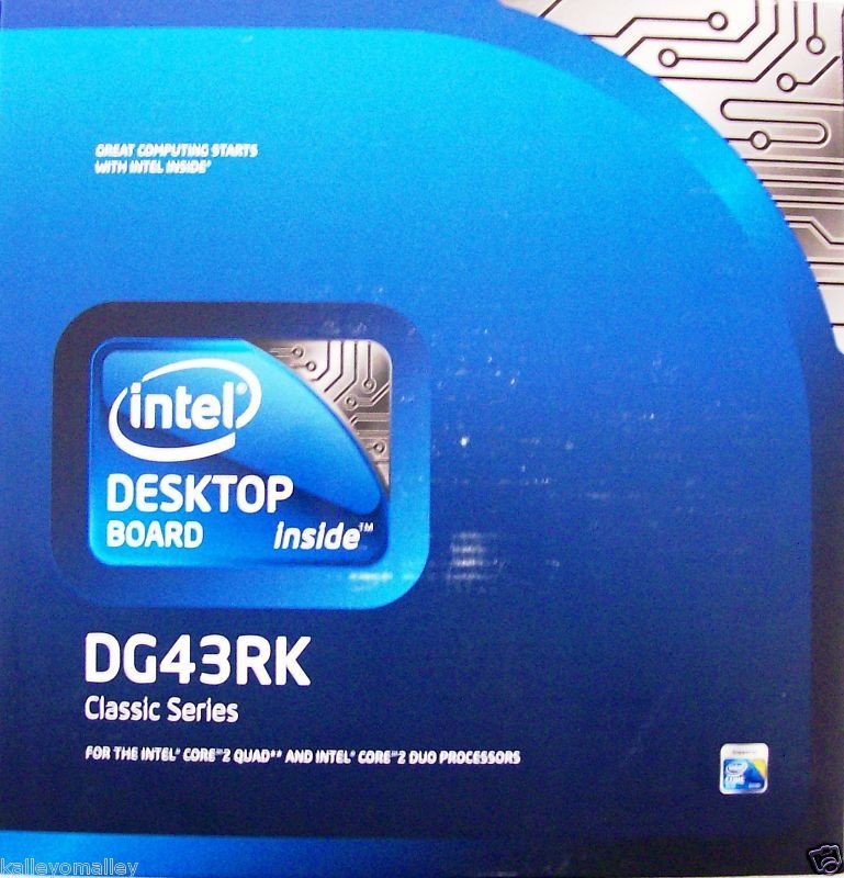 Intel DG43RK LGA775 mATX New Retail Box W/Accessories