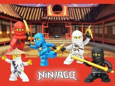 Lego Ninjago Zane ~ Edible Image Icing Cake, CupcakeTopper