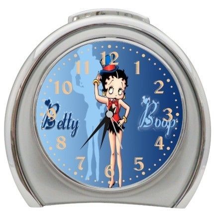 New Betty Boop Night Light Travel Table Desk Alarm Clock