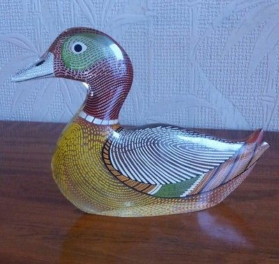 Vintage Abraham Palatnik Acrylic Figure 7 Colors Lucite Bird Perfect 