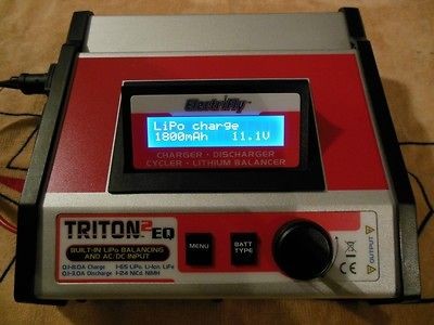 Great Planes Triton2 AC/DC Battery Lipo Charger(T rex 450,T Rex500,T 