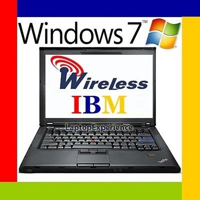   THINKPAD T400 WIN 7 CDRW DVD Core 2 Duo 2.26gh WiFi NOTEBOOK WIRELESS