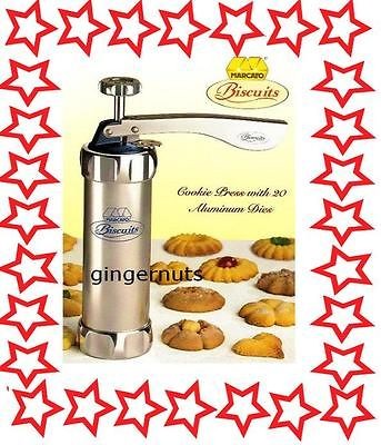 Biscuit Cookie Making Maker Pump Press Machine 24 Different Designs 