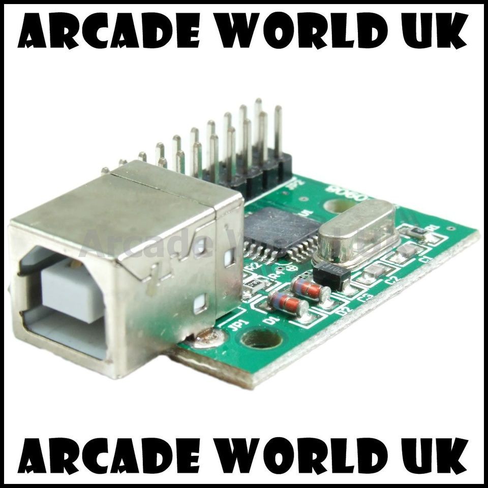 PC & PS3 USB ARCADE CONTROLLER INTERFACE   FOR 1 JOYSTICK AND 12 