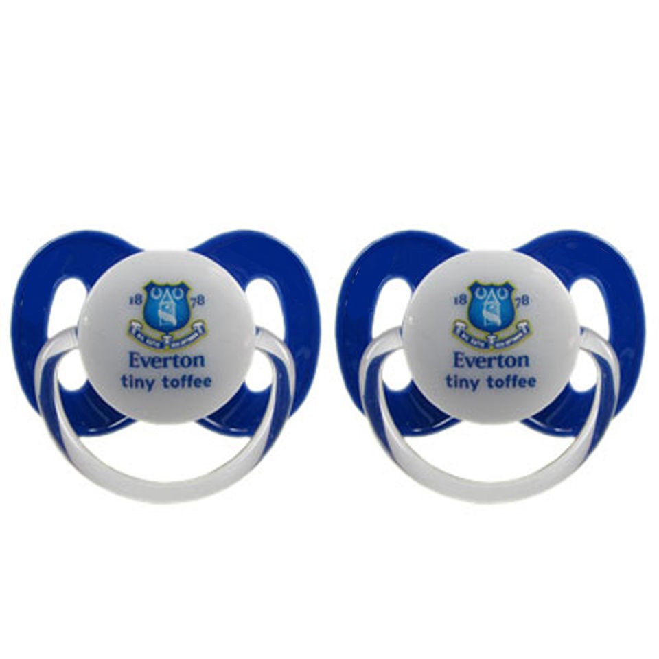 Everton FC Baby Dummies 2 pack Soothers