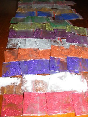 38 x 2 gram mixed Flake Samples   Custom Paint 2 Pac 2 K Acrylic Gel 