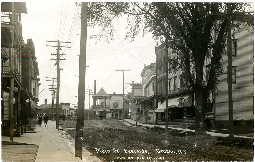 RPPC NY Groton Main St East Side Jeweler Watches Trade Sign Tompkins 