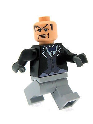   Batman Figure Alfred the Butler Machine Printed Built Using LEGO Parts