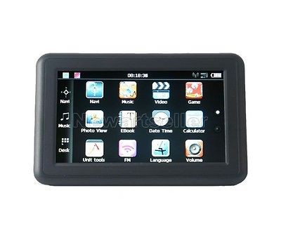 Car GPS Navigation 4GB /4 FM+Map GPS Receiver black