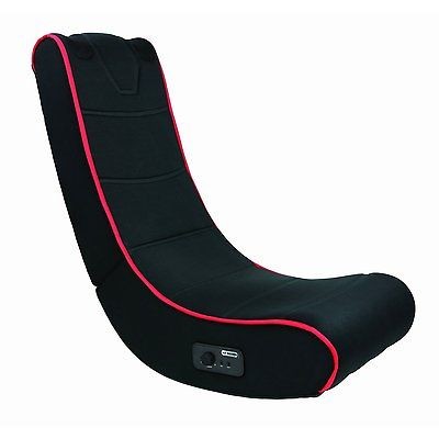 Video Movie Gaming Chair w/ Audio Volume Control Speakers & Headphone 