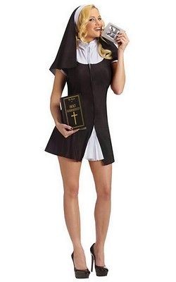 Brand New Bad Habit Nun Adult Halloween Costume 110714