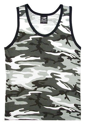 TANK TOP CITY CAMO MENS COTTON / POLY BLEND ROTHCO 6601