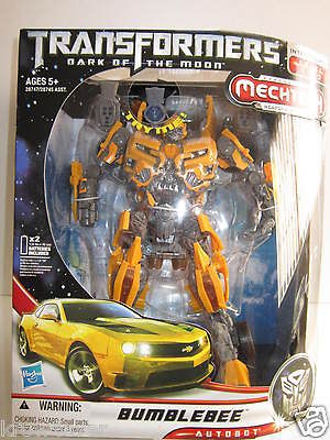 BUMBLEBEE LEADER CLASS Transformers Dark of the Moon MechTech action 