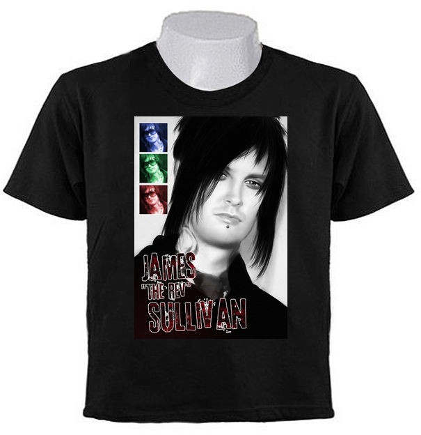 James Owen Sullivan T SHIRTS Memorial The Rev h metal band Avenged 