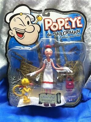   the sailorman Mezco Toyz 2001 bendy articulation figure Olive Oyl