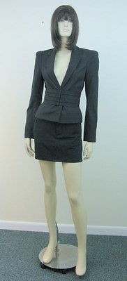 Elizabeth And James Belted Wool Blend Blazer 8 US