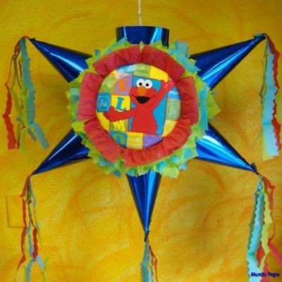 Pinata Elmo Birthday Party Mexican Craft For Candy