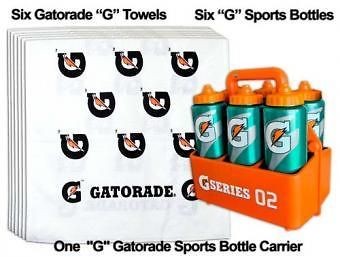 Mini Team Gatorade G Pack= G towels, bottles, & carrier