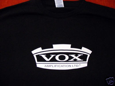 vox t shirt xl bass amp rock punk metal guitar