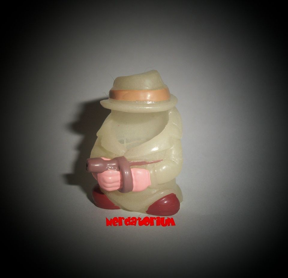 ORIGINAL BODZ SERIES 2003 Mighty Beanz #299 GANGSTER Bod Bean GLOW IN 