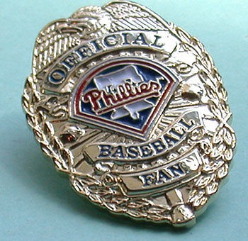 PHILADLEPHIA PHILLIES *OFFICIAL BASEBALL FAN* LAPEL PIN