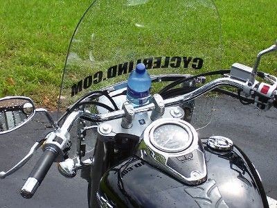 MOTORCYCLE DRINK, BOTTLE HOLDER,WINDSHI​ELD MOUNT(video)