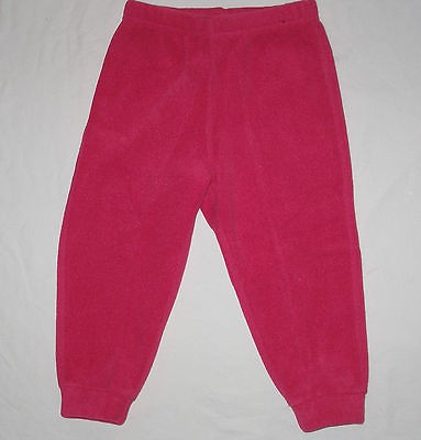 NWT girls PATAGONIA fleece SYNCHILLA pants 3T new Bougainvillea COZY