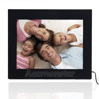   Photo Picture Frame  MP4 Movie Remote Control Include Black