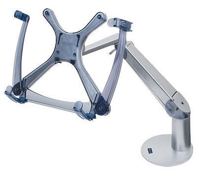   Evo Ergonomic Adjustable Laptop Monitor Arm Mount supports up to 11.6