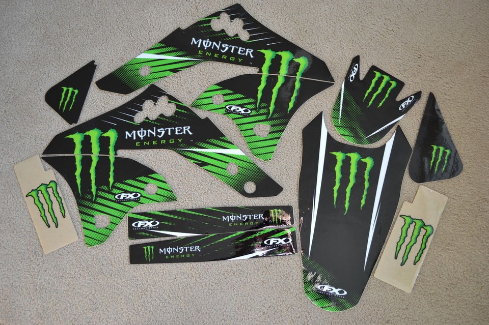 KAWASAKI MONSTER TEAM GRAPHICS KX250F KXF250 2006 2007 2008