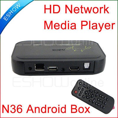 D2046A NBOX Network Streaming 1080P HD TV Media Player Android WiFi 