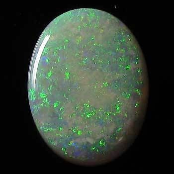 46CTS NATURAL CRYSTAL AUSTRALIAN EXTREMELY PINFIRE OPAL SOLID OVAL